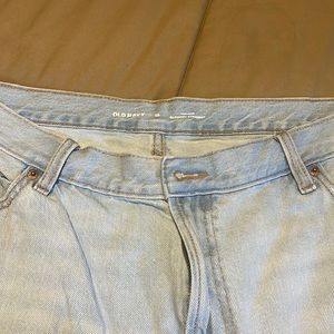Slouch Short Fringe Jeans